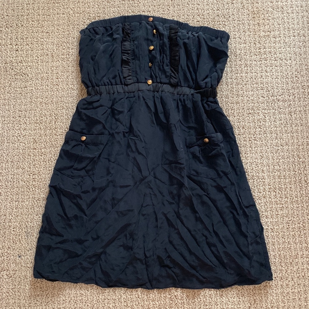 mm couture strapless dress